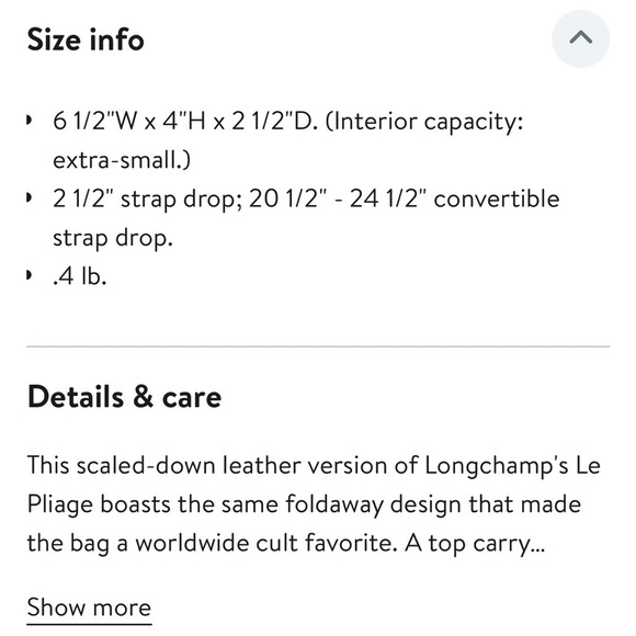 Longchamp Extra Small Le Pliage Xtra Leather Clutch Paper - Picture 15 of 15